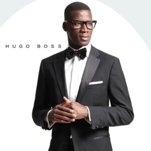 Hugo by Hugo Boss Full Tuxedo 44R Pants 37" waist 29" inseam Gently worn
